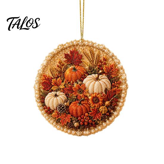 Decorative Wall Accents for Home Four Seasons Holiday Pearl Art Hanging Ornaments, Christmas Spring Summer Fall Beaded Anniversary Keepsake Ornaments
