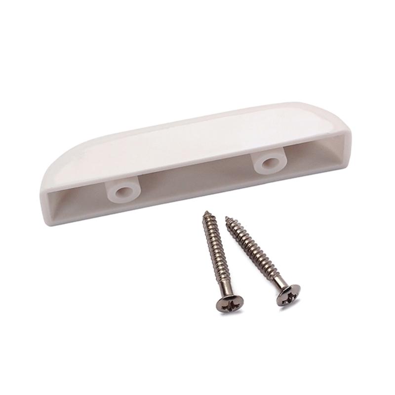 Plastic Thumb Rest Thumbrest with Mounting Screws White Lightweight Thumb Rest for Electric Bass Guitar Easy To Install