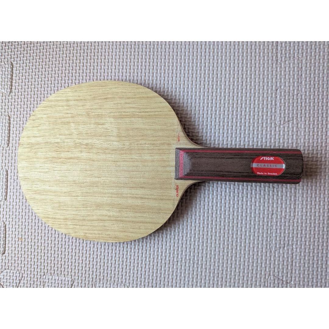 Used STIGA CLIPPER WOOD straight table tennis racket