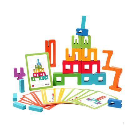 Conjunto de brinquedos de blocos de quebra-cabeça de números de madeira, atividades de aprendizagem pré-escolar, lembrancinhas para festas infantis