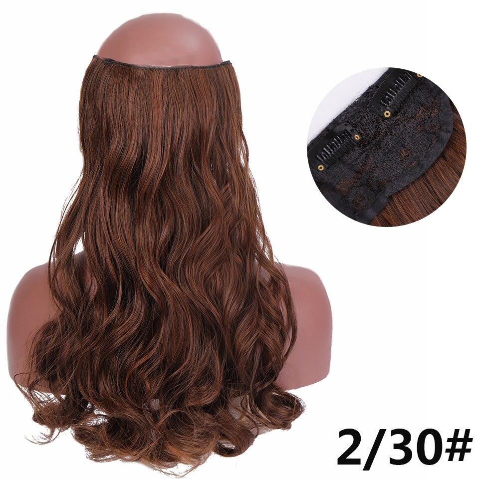 

LUPU синтетические длинные вьющиеся волнистые волосы на заколке для наращивания волос термостойкое волокно Ombre черный, коричневый, серый для женщин 60CM