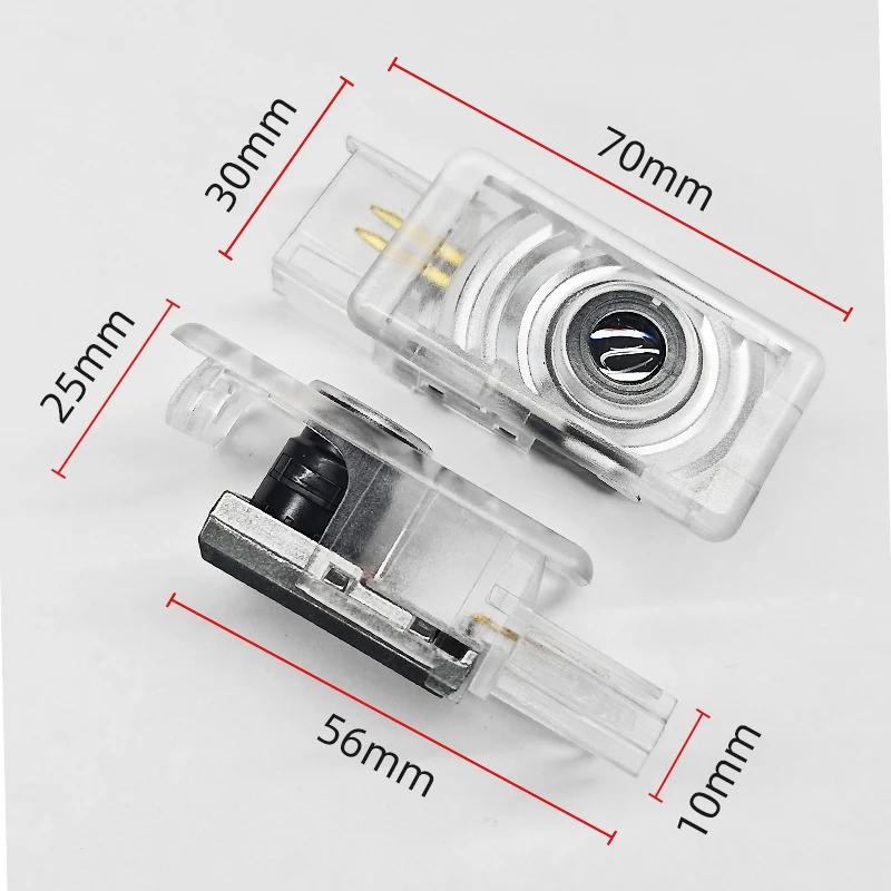 RFG3 2pcs Led Car Door Light Logo Laser Projector Welcome Light Shadow Lamp For Buick Encore Lacrosse 2010-2020 2021 2022 Accessories