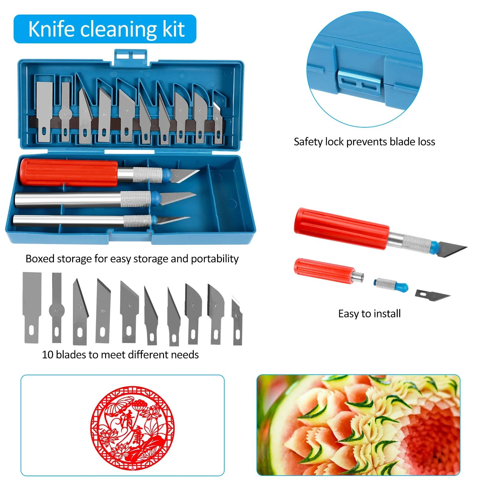Kit di Attrezzi per Stampante 3D da 46 Pezzi Set di Accessori per Stampante 3D Strumento di Rimozione e Pulizia con Strumento di Pulizia Strumento di