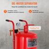 VEVOR 10Gal/40L Sandblaster Equipped with Nozzle Shut-Off Valve Pressure Gauge Ceramic Nozzle 2.5m Hose Filling Funnel Watertrap 6\" Rubber