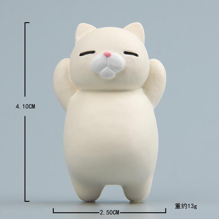 

1Pcs Cute Lazy Cat Cartoon Creative 3D Magnet Buckle Fridge Sticker Delicate Japanese Style Home Decor Fridge Magnets