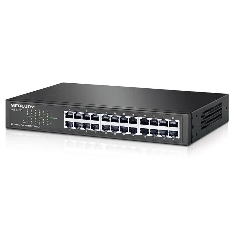 Mercury 24-Port 100Mbps Ethernet Desktop Switch