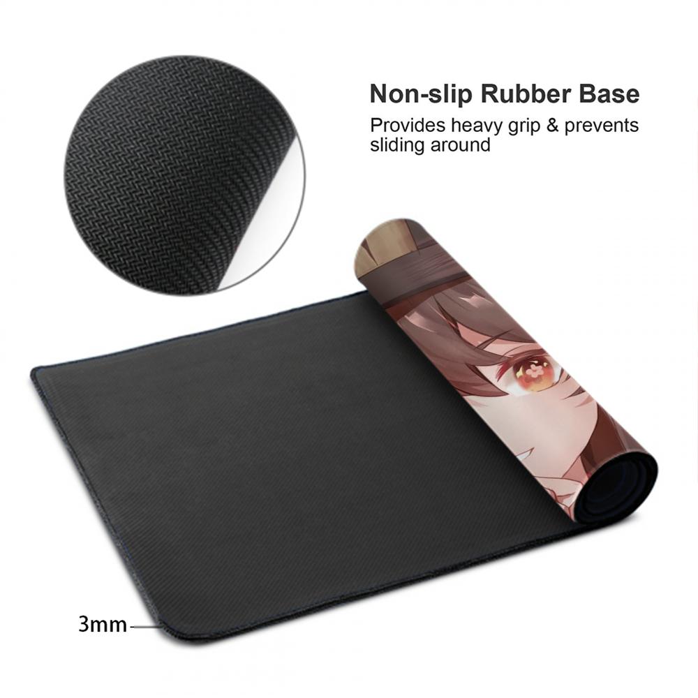 Hu Tao Mouse Pad 500X1000 Mm Large Gaming Mousepad Gamer XL Rubber Otaku Keyboard Pad Laptop Desk Mat