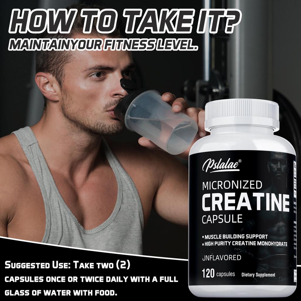 Creatine Dietary Supplement; Builds Strength; Enhances Athletic Performance; Suitable for Adults.