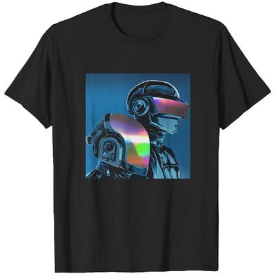 D.P - Daft 6 Punk T-Shirts Schweres T-Shirt Herren