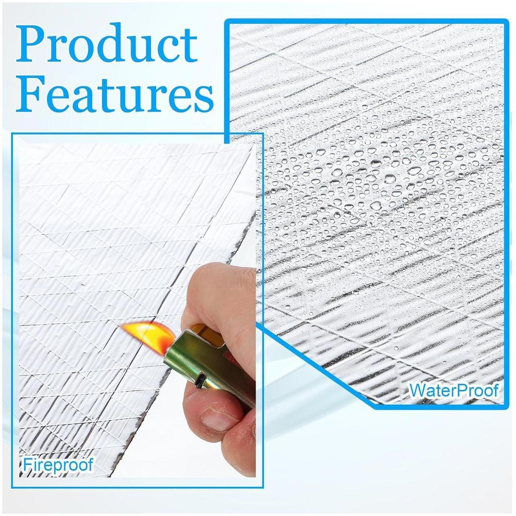 Sound Dampening Car Adhesive Sound Shield Insulation Dampening Mat Acoustic Muffler Panels For Roof SUV Trunk Automotive Walls