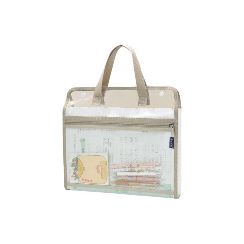 13 Pocket Expandable File Folder Expanding Document Organiser Sorting Folder Water Resistant Clear PVC Document Folder