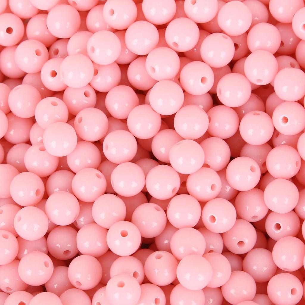 Spring Color Acrylic Beads for Children's DIY Projects