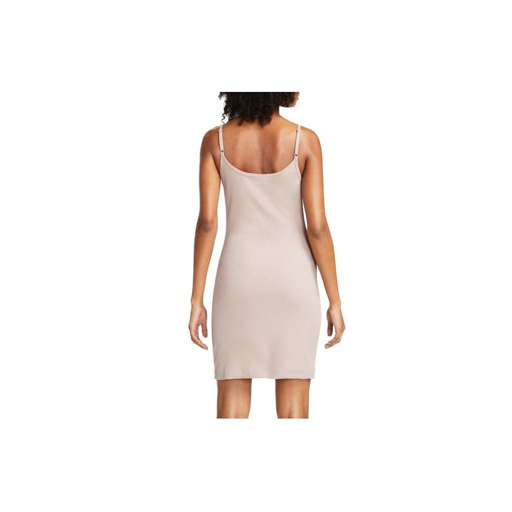 Nike Sportswear Essential American Vintage Solid Color Casual Sports Sleeveless Dress Women dresses Gray-Brown DM6231-272