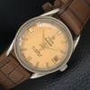 SWISS VINTAGE TITONI AIRMASTER TITOFLEX HAND-WINDING MENS BEIGE WATCH A705143-1