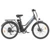 ZAZAWORK C26 Pro Urban Electric Bicycle 250W Motor 36V20Ah Battery 26 Inch Wide Tires 25KM/H Speed 120KM Range E-Bike With Two Seat