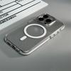 Transparent For Magsafe Magnetic Wireless Charge Phone Case For iPhone 16 14 11 12 13 15 Pro Max Hybrid Armor Protection Cover