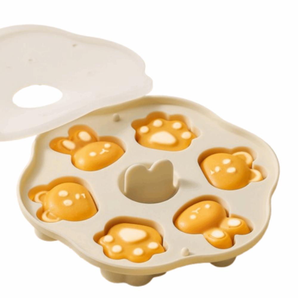 DIY Baby Food Steamed Cake Mold Creative Cartoon Baking Mold Silicone Cake Mold  Baking Tool