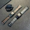 22mm Strap for Huawei Watch GT6 6Po GT5 4Pro 46mm Metal Stainless Steel Silicone Bracelet for Xiaomi Watch 5 S4 Sport for Garmin