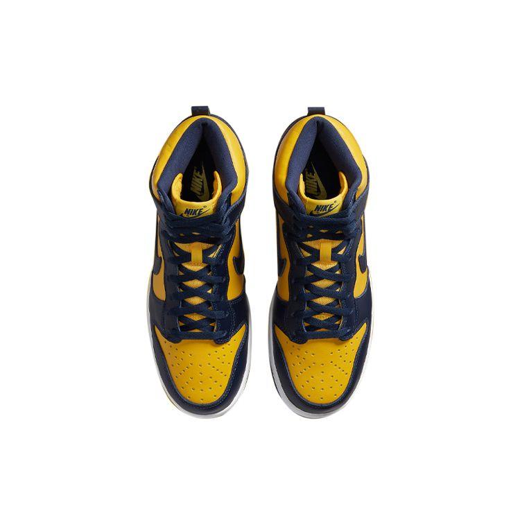 Nike Dunk High SP Michigan 2020 Unisex Sneakers Blue Varsity-Maize Midnight-Navy CZ8149-700