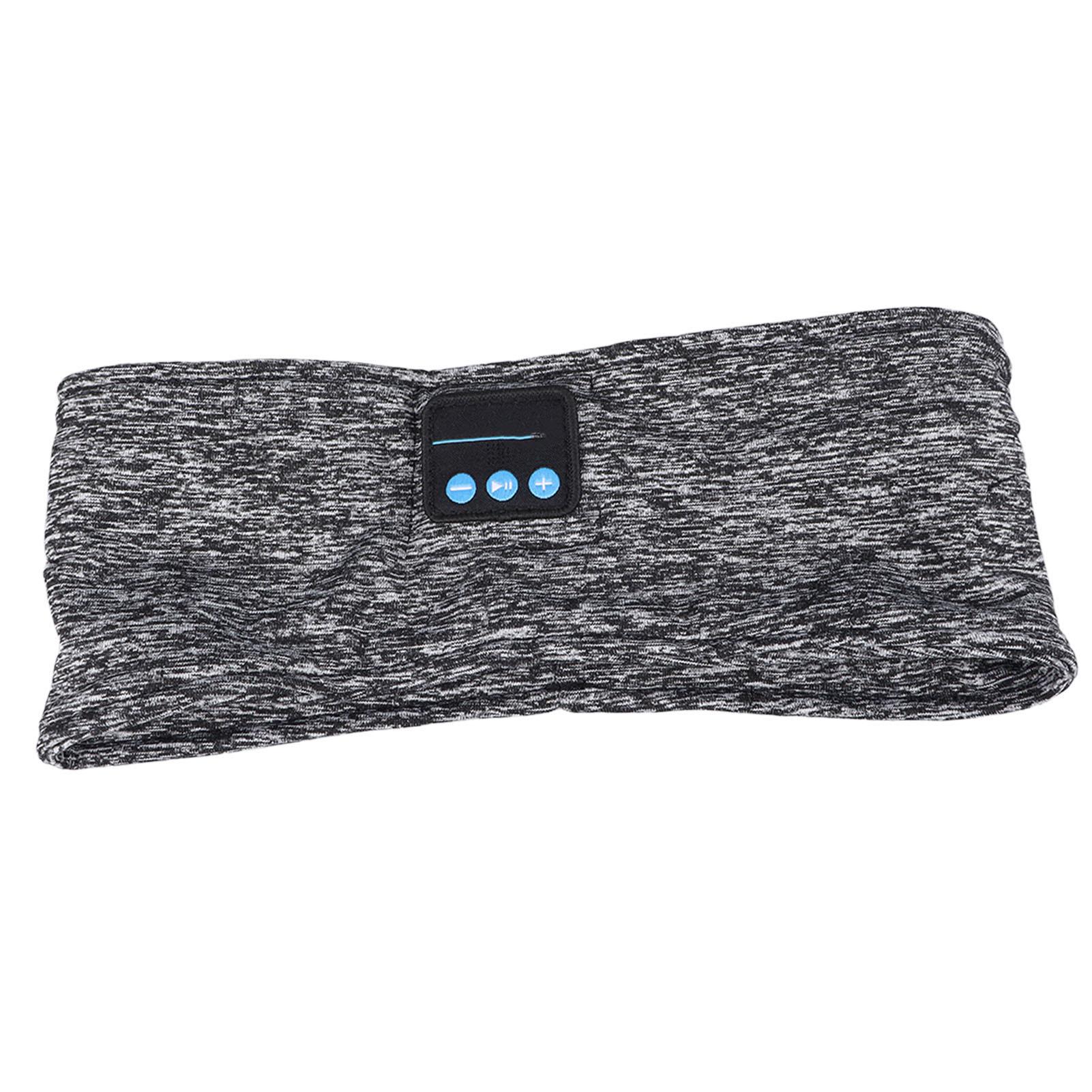 

Bluetooth-наушники с повязкой на голову, серые, беспроводные, для сна, музыки, маска для глаз, спорта на открытом воздухе, бега, верховой езды