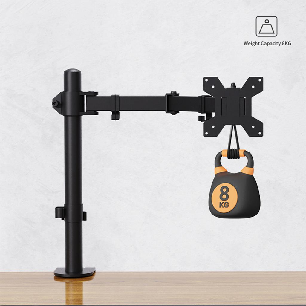 Suport monitor computer mecanic cu un singur braț rotativ suport monitor ergonomic