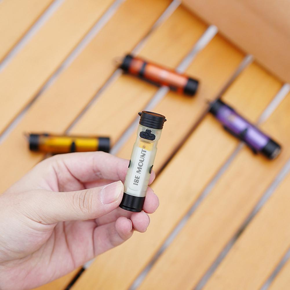 LED Outdoor Mini Flashlight with Magnetic Hook Pocket Size Work Light Type-C Charging Camping Pocket Torch for Camping Tent