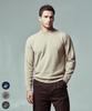 BHPOLOCLUB Men'S Wool Blended Solid Mock Neck 3 Colors Ts415