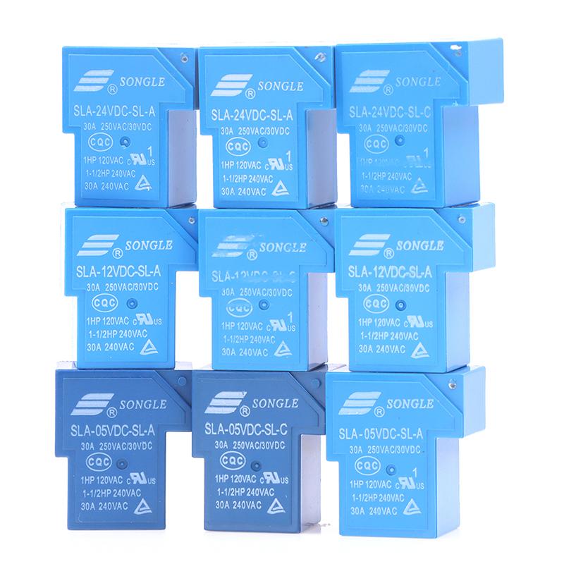 2ks/šarže 4/5/6pinové napájecí relé Sla-5Vdc-Sl-C Sla-12Vdc-Sl-C Sla-24Vdc-Sl-C