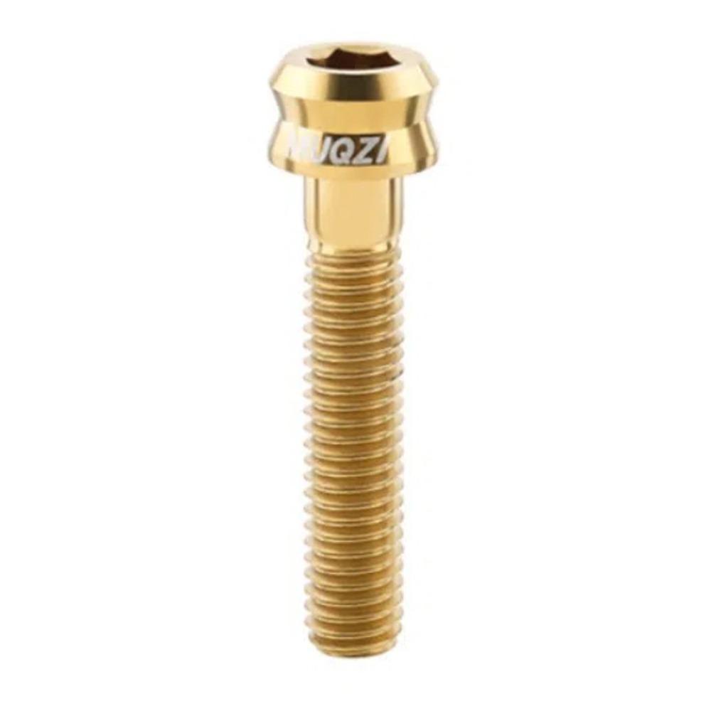 Titanium Zinc Zinc Alloy Bicycle Stem Top Cap Screw M6x30/35mm Bicycle Headset Cover Screws Road Bikes