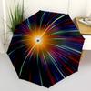 1pc Cosmic Burst Automatic Open/Close Folding Umbrella - Compact 8-Rib Design, Daily Use, Perfect Gift for Friends & Family yy251124200