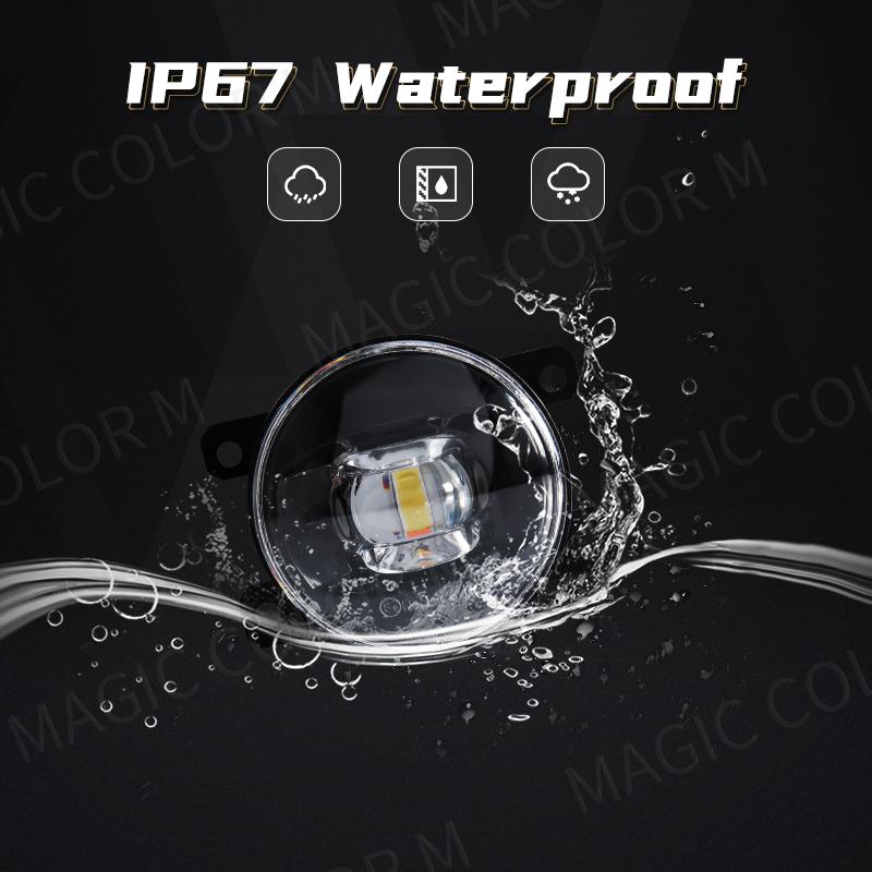 LED Fog Light For Citroen Ford Honda Suzuki Isuzu Mitsubishi Renault Auto Car Fog Lamp 8000LM 30W White Yellow 12V Waterproof