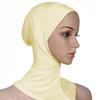 New Fashion Muslim Underscarf Women Veil Hijab Islamic Soft Cotton Solid Color Elastic Comfortable Breathable Casual Turbans