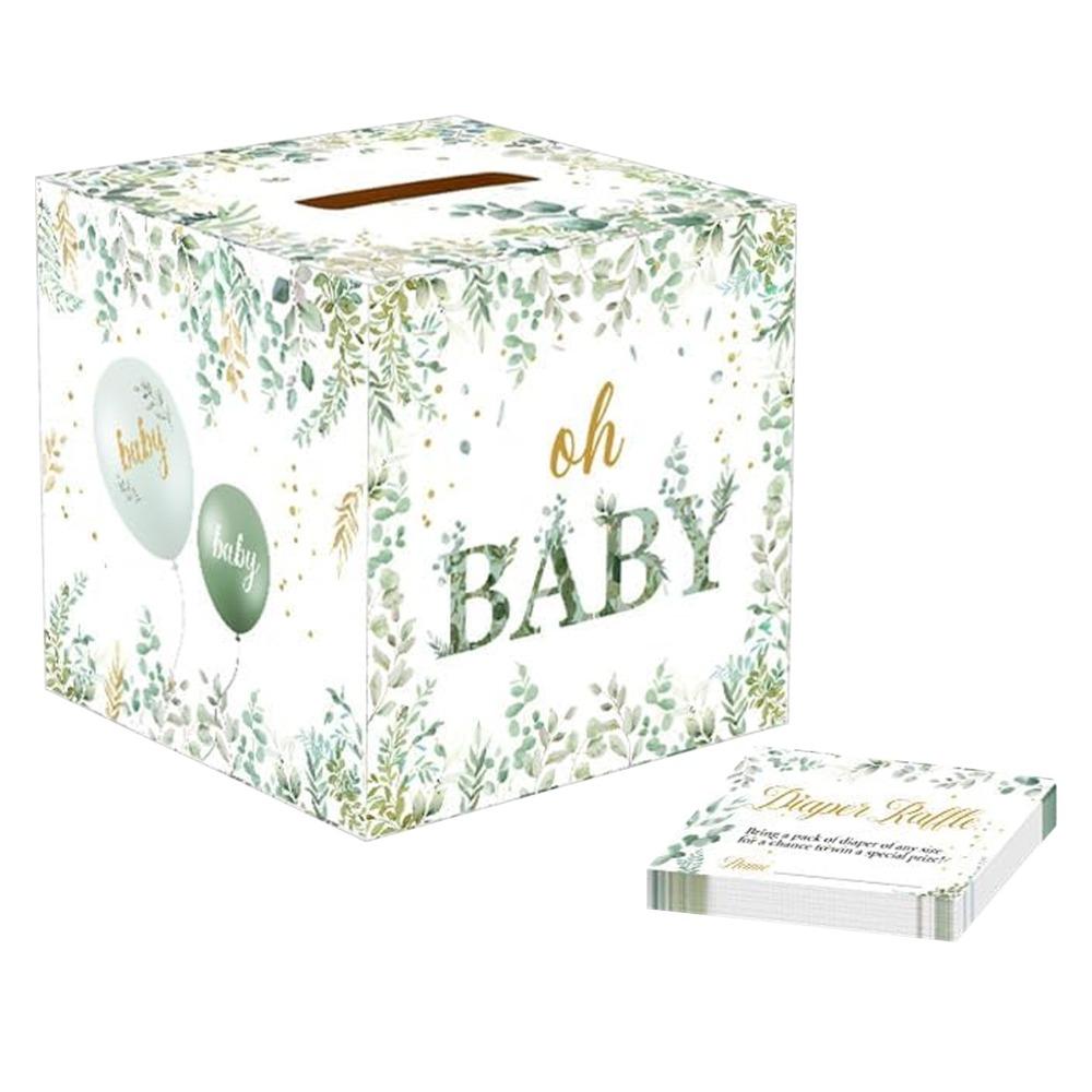 

Цветочная коробка для розыгрыша подгузников, держатель для карточек, коробка для розыгрыша подгузников для детского праздника, билеты для розыгрыша подгузников, прием 5x5x5cm