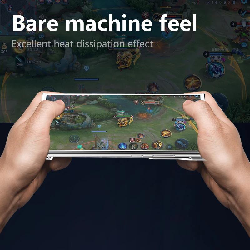 Nepravidelný kovový nárazník pouzdro na telefon pro Samsung Galaxy S22 S23 S24 S25 Ultra Plus hliníkový chladicí nárazuvzdorný kryt pro S25Ultra