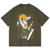 230 Gsm 100% Cotton Bleach V2 Ichigo Print Unisex Heavy Cotton T Shirt