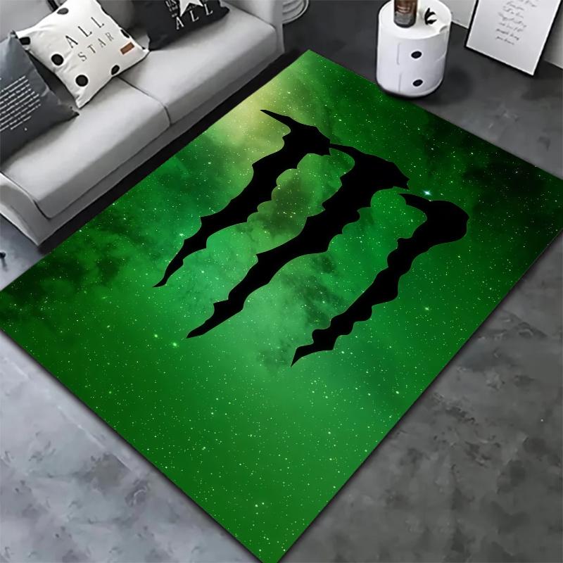 Monster Energy Carpet Rug for Living Room Bedroom Home Sofa Decoration,Kids play Nonslip Floor Mat