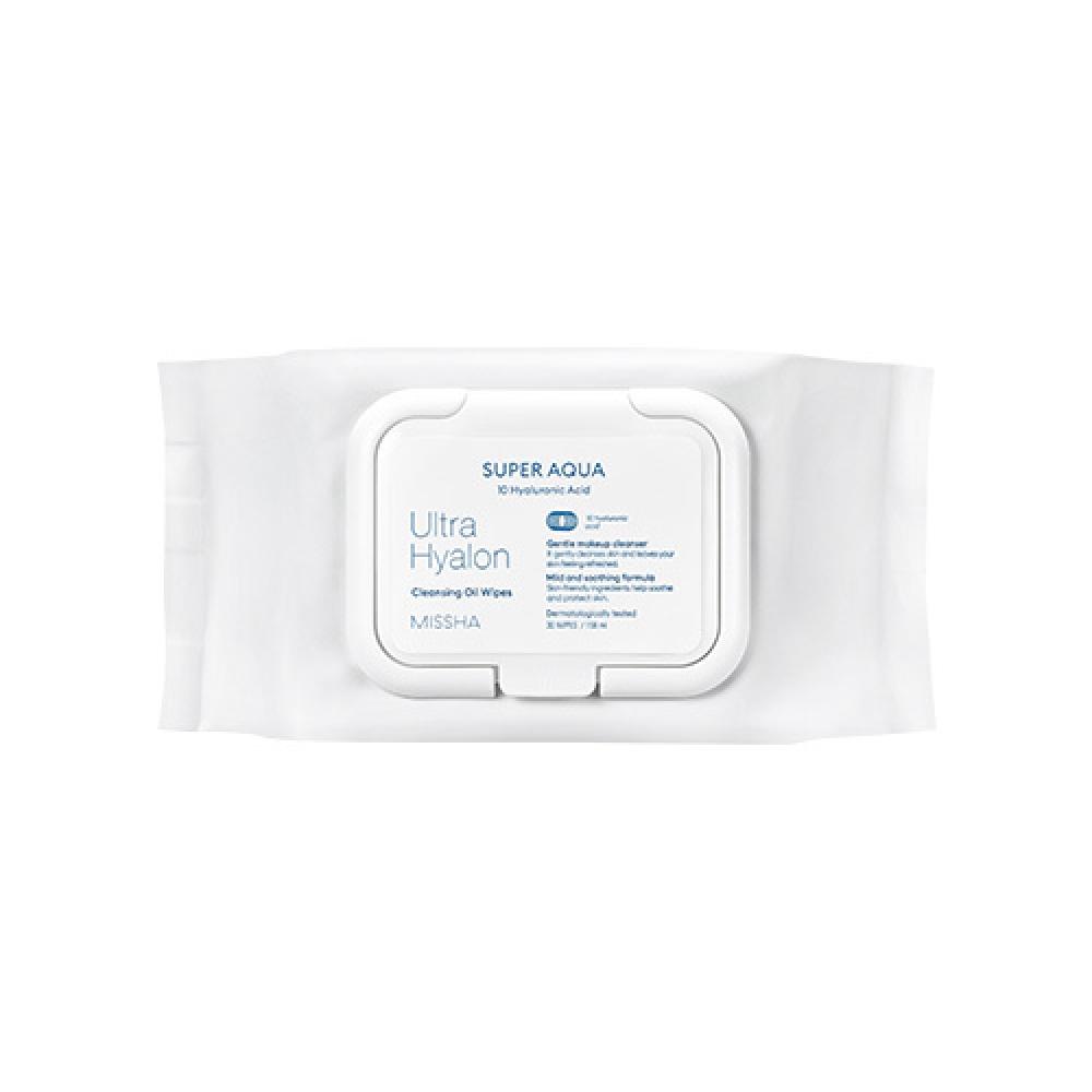Missha Super Aqua Ultra Hyaluronic Cleansing Oil Tissue 30 Sheets