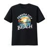 Panama City Beach T Shirt Vintage Washed Breathable Top For Everyday Wear Homme Casual Stylish Unisex Stretched Versatile