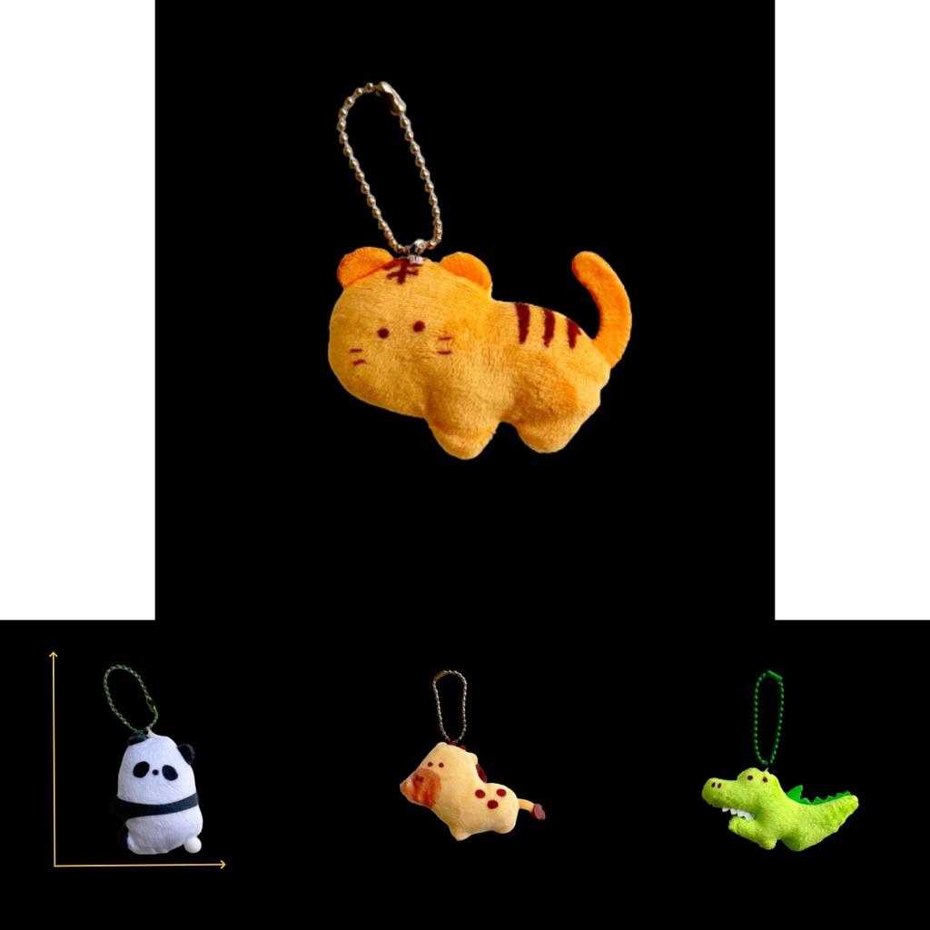 Adorable Stuffed Animal Keychains With Super Soft Short Plush Fur