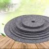 20pcs Degradable Round Weeds Barrier Mats Ecological Grass Mat  For Garden Tree Protection