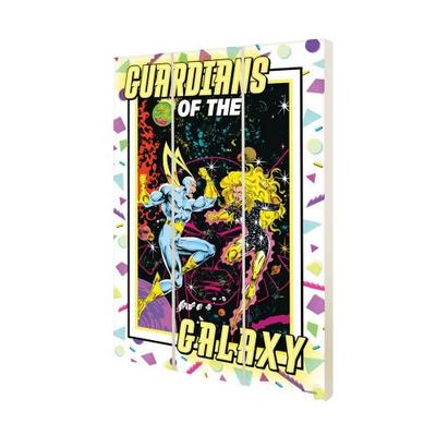 Guardians Of The Galaxy Galactic Groove - Adem Wood Print