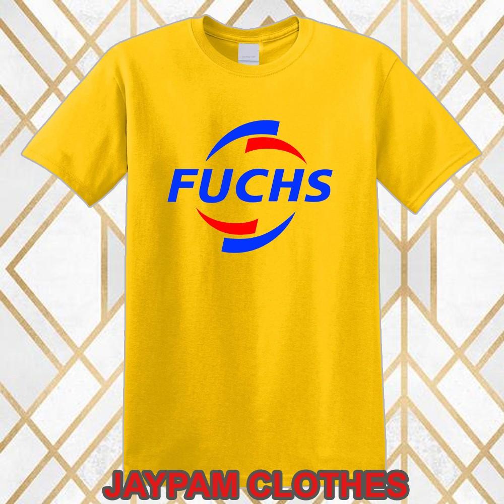 FUCHS Racing Car Motorcycle Oil Men s Yellow Size S 5XL S