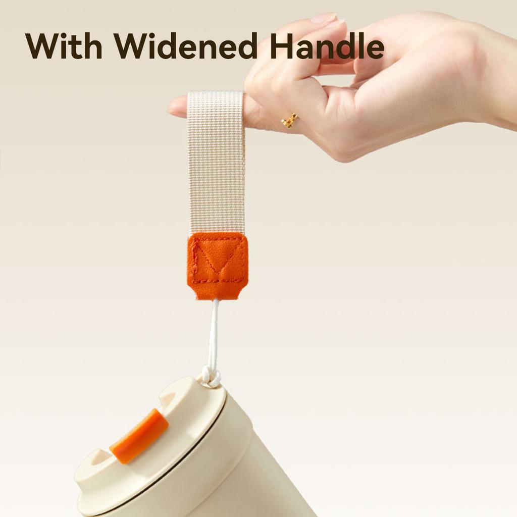 WORTHBUY Office Coffee Mug Plastic Coffee Cup Camping Portable Direct Drinking Cup With Rope Leak Proof Juice Tea Milk Water Mug