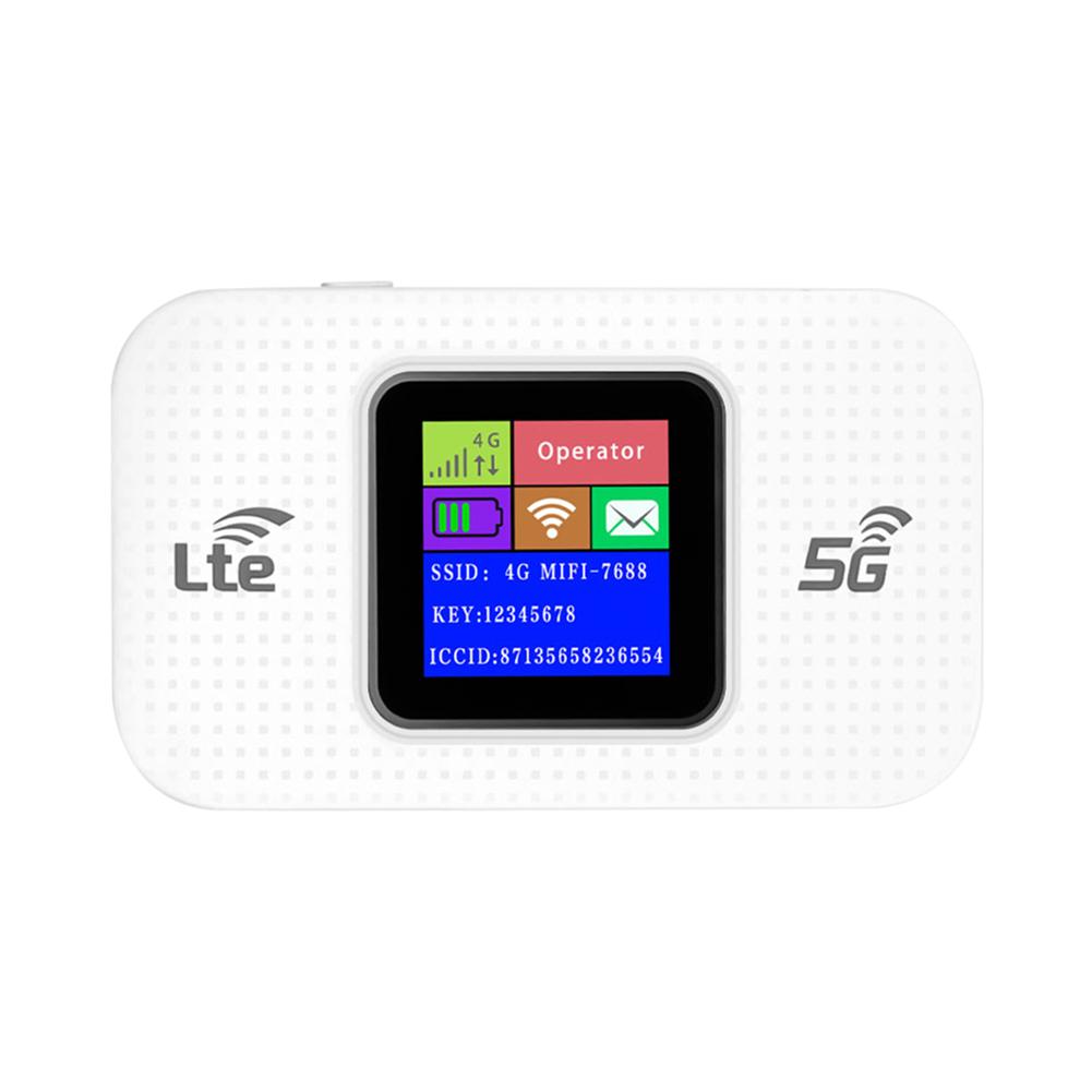 4G Lte WIFI Router Mobile WiFi Router 150Mbps Sim Card Slot 3650mAh for Car 4G Wireless Router for SIM Card Plug & Play