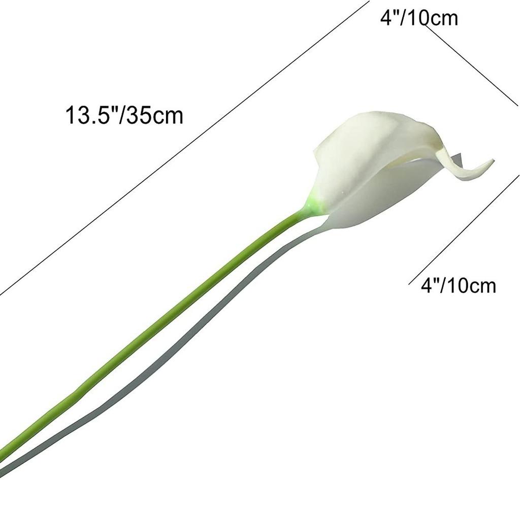 Simulation Bouquet Mini Pu Calla Lily Wedding Home Decoration Flower Ornament Photography Prop Fake Flower