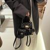 Xiaoxiang genuine leather little frog mini backpack women's high-end sense versatile first layer sheepskin rhombus chain bag small backpack