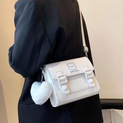 Women's Bag 2025 New French Niche Magnetic Buckle Fashionable Women's Shoulder Bag Simple Student Portable Messenger Bag