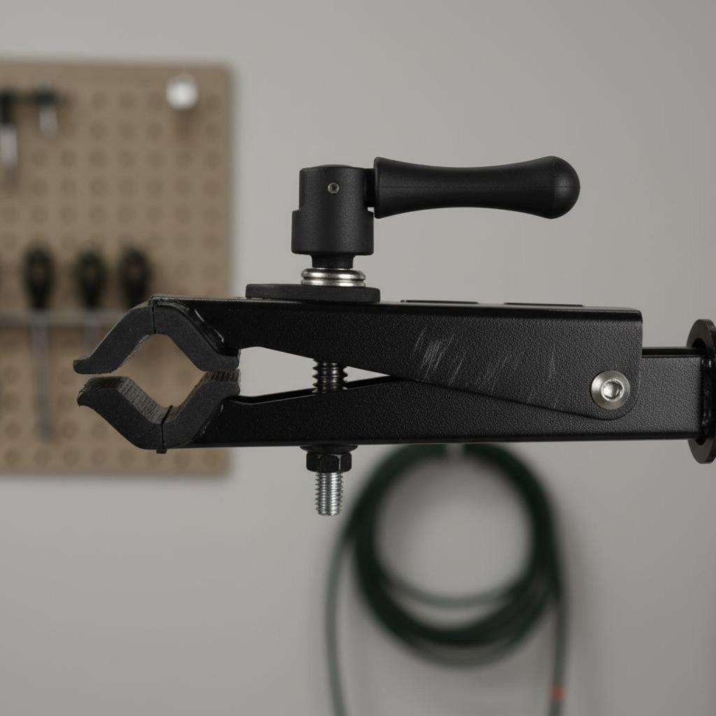 Wall Mounted Bike Repair Stand Easy Installation Mount Clamp