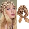 Vintage Y2K Leopard Headscarf Women High Quality Comfortable Fashion Hairscarf Soft Versatile Scarfs Exquisite Party Accessories