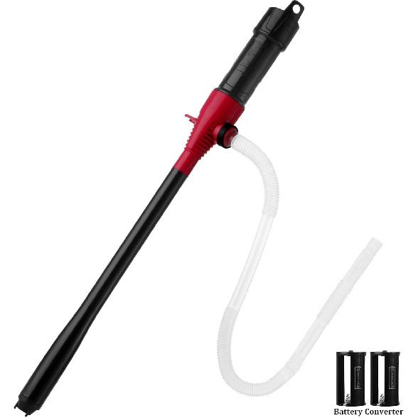 BOYISEN Насос для перекачки жидкостей на батарейках - Электрический насос для перекачки воды и топлива для бензина, дизельного масла, 8,3 литра в минуту, Сифон на батарейках